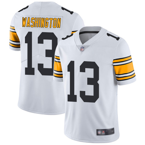 Youth Pittsburgh Steelers Football 13 Limited White James Washington Road Vapor Untouchable Nike NFL Jersey